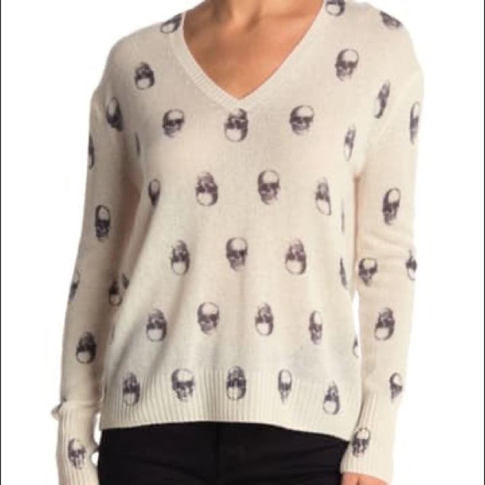 Skull Cashmere Top